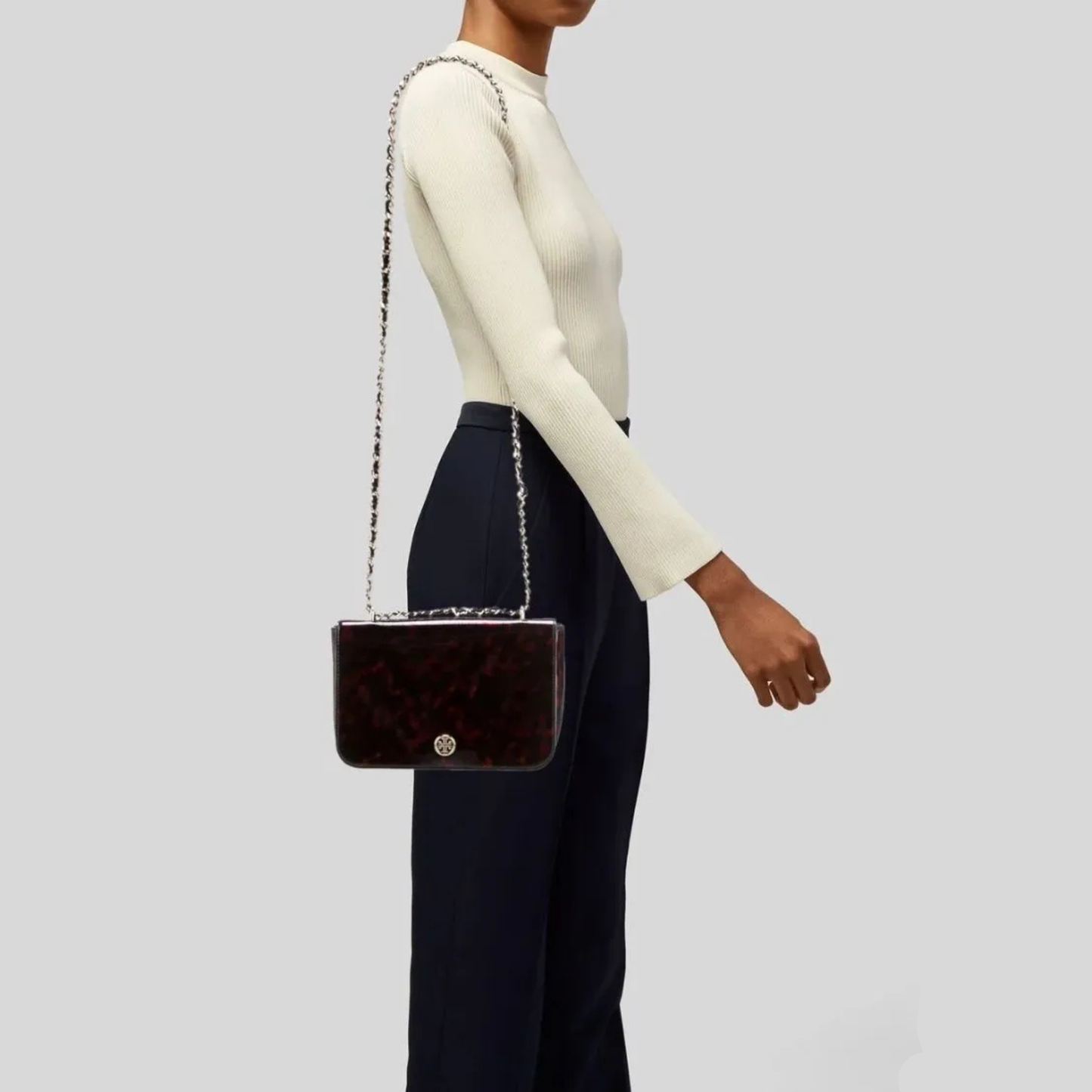 TB Tortoise Shoulder Bag